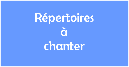 Répertoires à chanter