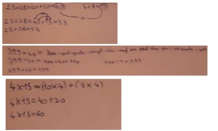 calcul ligne