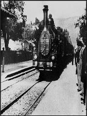icône arrivée d'un train gare de la ciotat